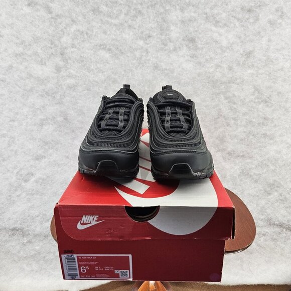 Nike Air Max 97 Triple Black Anthracite‎ Size 6.5 921733-001 Women's NEW - Picture 2 of 11